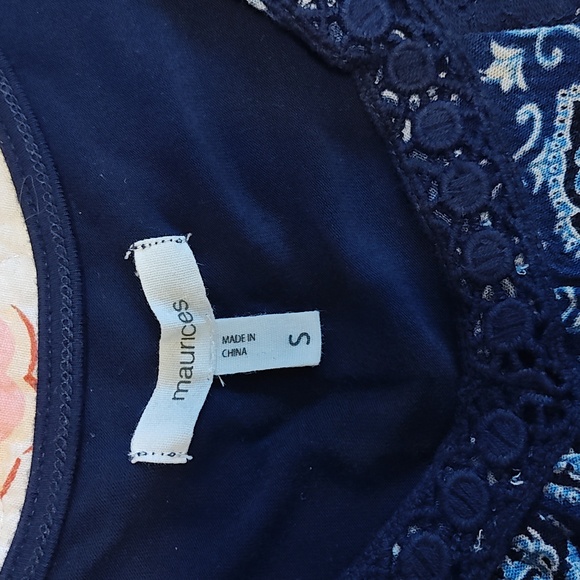 🌷3/$25 Maurices Tunic Summer Top - Picture 4 of 6